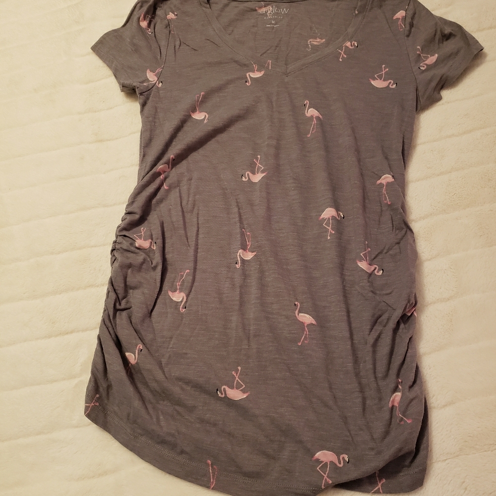 Maternity flamingo top